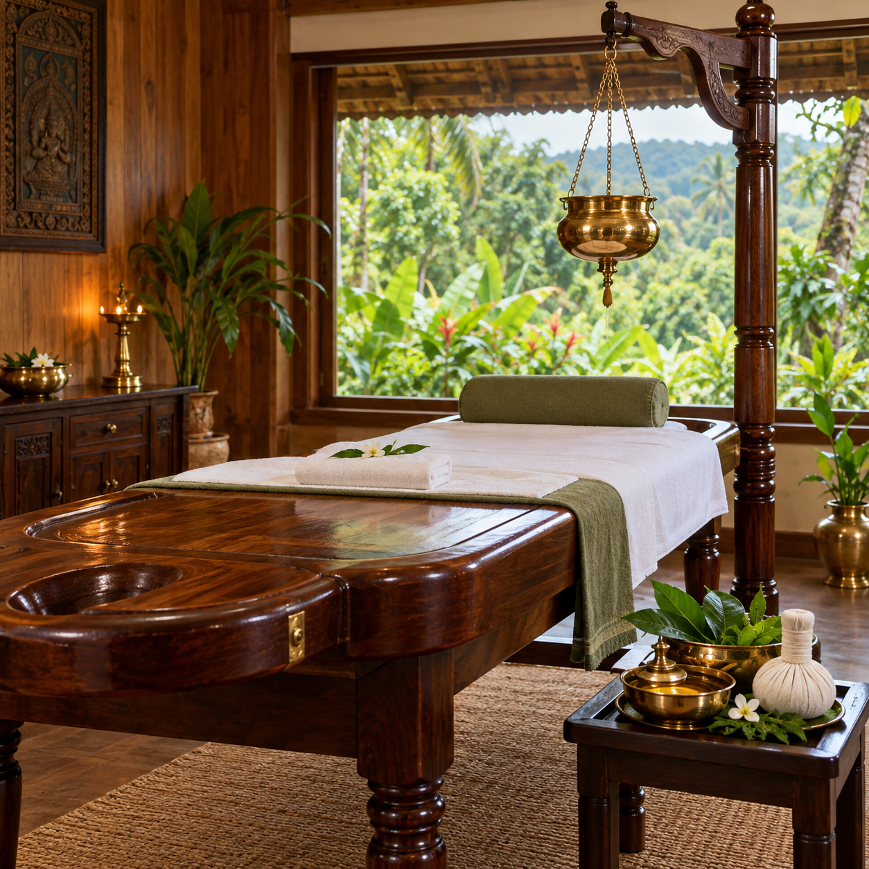 Ayurvedic spa and massage therapy in Thekkady