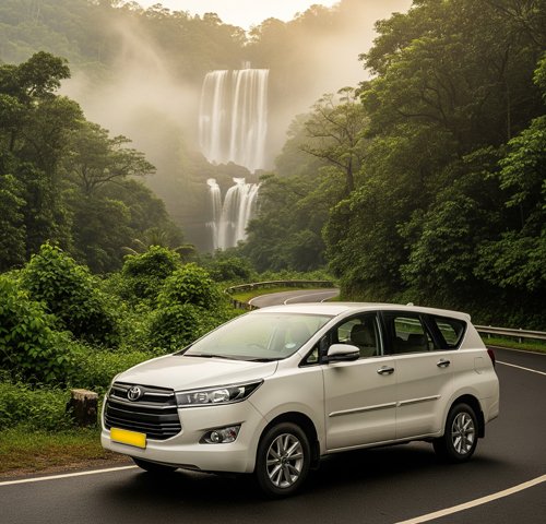 Illustration of a vehicle for Thekkady taxi enquiries