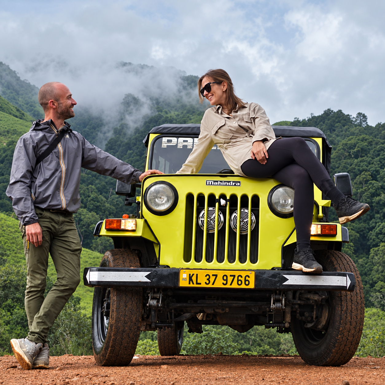 Jeep safari experience in Thekkady