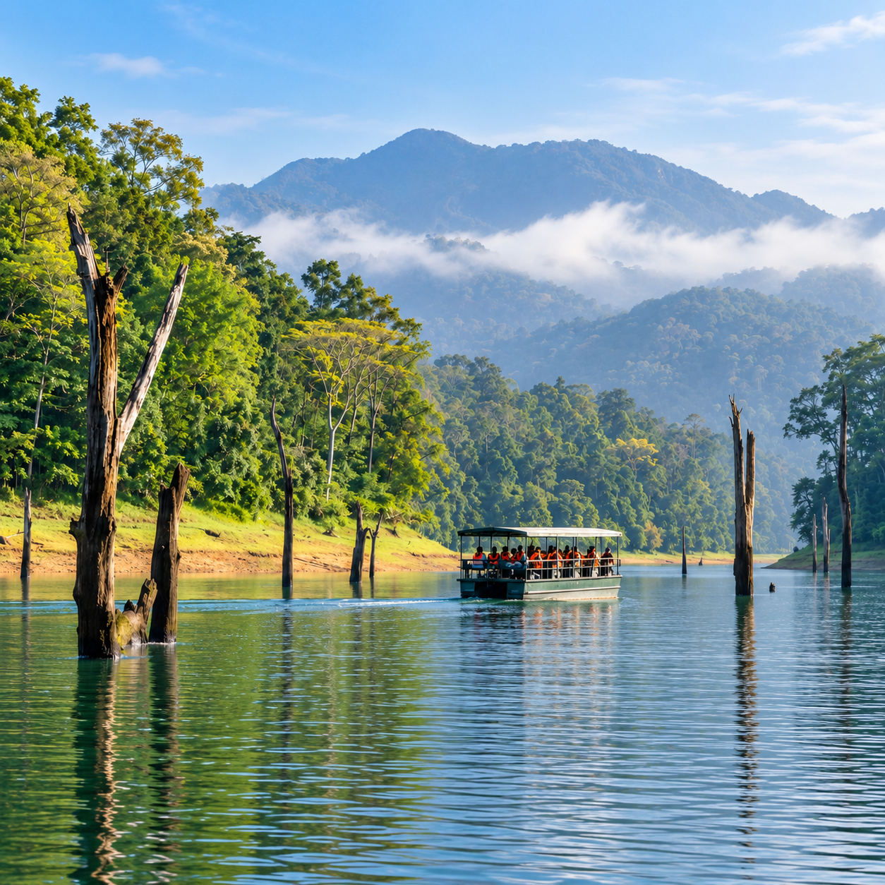 Periyar boating experience in Thekkady