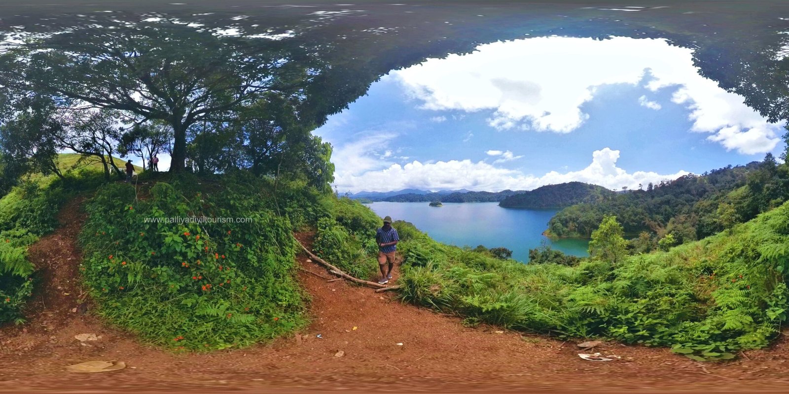Nature trekking trail